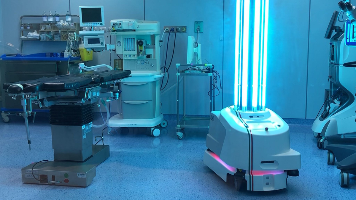Robots Take the Lead in Hospital Hygiene