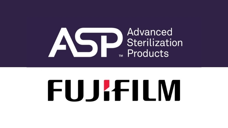 Advanced Sterilization Products and Fujifilm logos shown together